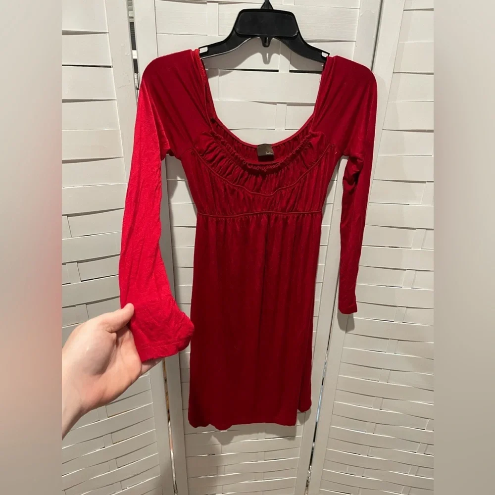 Lush Ruffle Mini Dress